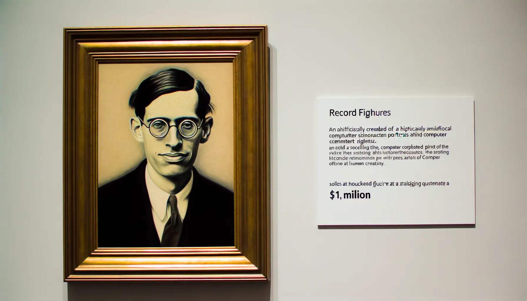 AI Portrait of Alan Turing Sets New Record with $1.08 Million Sale