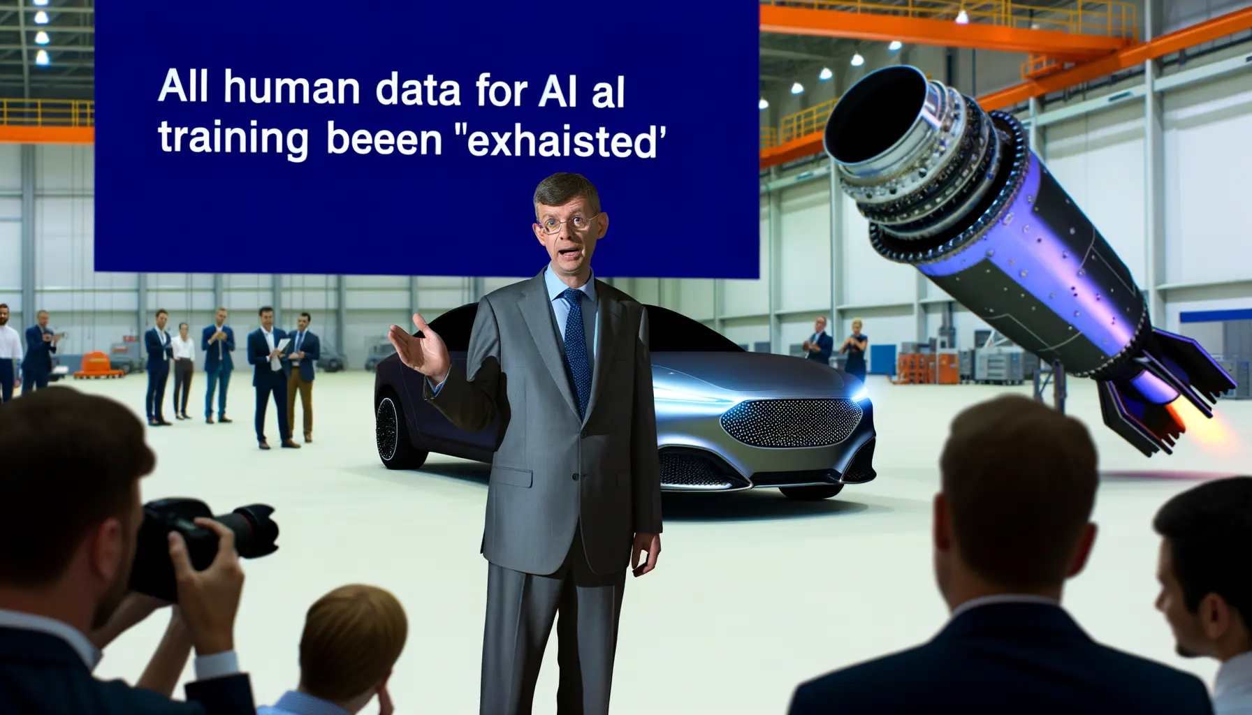 Elon Musk – Exhaustion of Human Data for AI Training